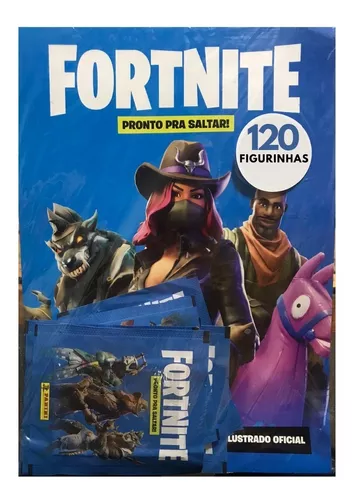 Kit Game Album Fortnite Panini Oficial + 180 Figurinhas