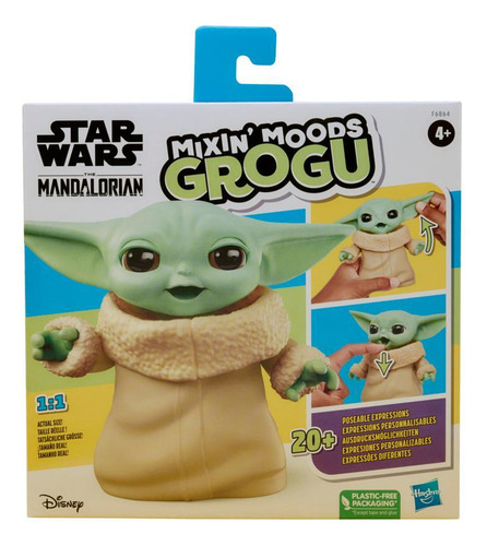 Figura De Acción Star Wars Themandalorian Mixin Moods Grogu