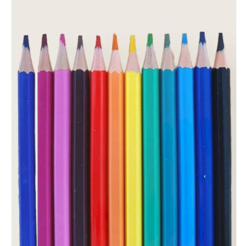 Lapiz Lapices Filgo Color Caja X 12 Colores Largos De Color