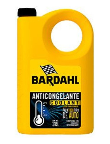 Anticongelante Refrigerante Bardahl Coolant De 3.78lts