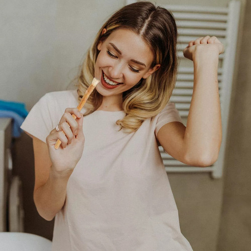 Cepillo De Dientes Natural En Barra De Limpieza Dental-