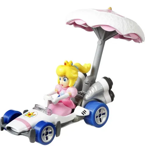 Hot Wheels Mario Kart Princess Peach B Dasher Peach Parasol