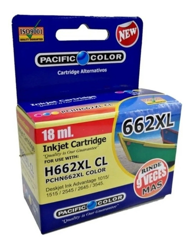 Cartucho De Tinta Alternativa Hp 662xl Tricolor