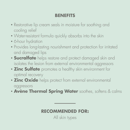 Eau Thermale Avene Cicalfate Crema De Labios Restauradora De