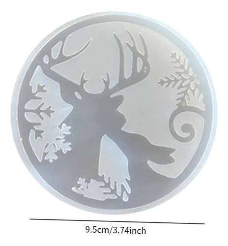 6 Posavasos Navideños Modelo Bandeja Decorativa Adorno Para