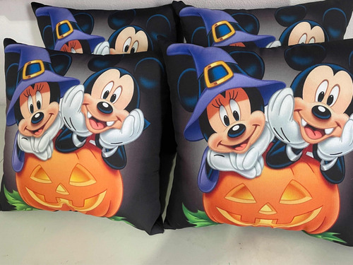 Cojines Personalizado Mickey Calabaza Pumpkin 40cm Halloween