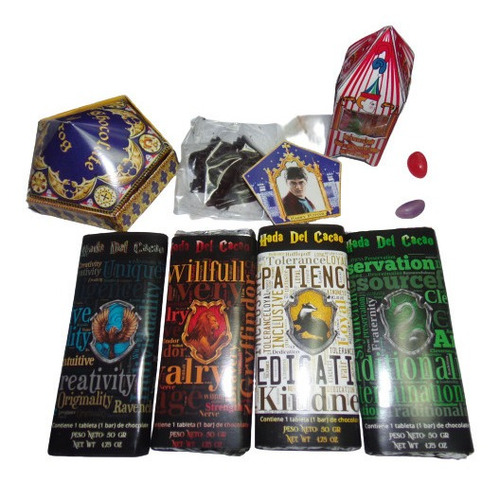 Imagen 3 de 4 de 4 Chocolates Tematica Harry Potter 4 Casas De Howarts X 50gr