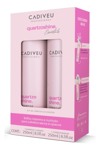 Cadiveu Essentials Quartzo Shine Kit Home Care 250ml