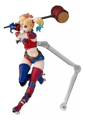 Figura Harley Quinn Articulada Con Accesorios New Color