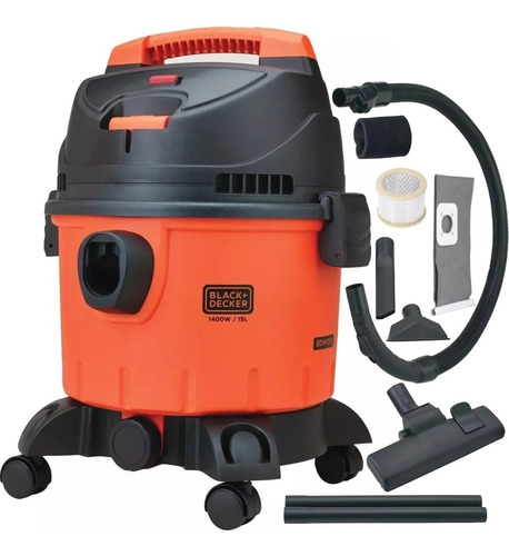 Aspiradora De Tacho Black+decker 15l 1400w Bdwd15 Accesorios