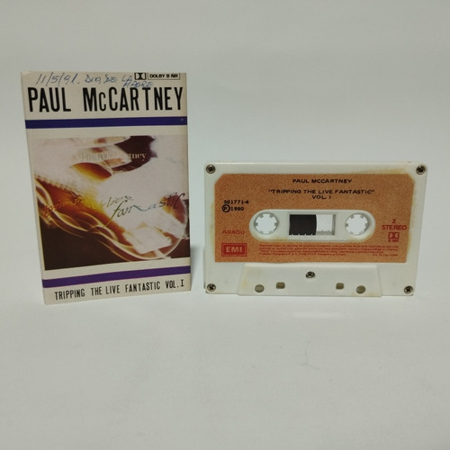 Paul Mccartney Tripping The Live Fantastic Cassette Beatles
