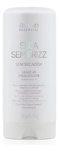 Leave-in Finalizador Seca Sem Frizz Amend Essencial 180ml