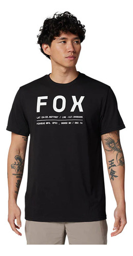 Playera Fox Tech Non Stop Negro Para Hombre S Negro