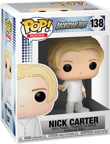 Funko Pop Nick Carter #138 Backstreet Boys Regalosleon