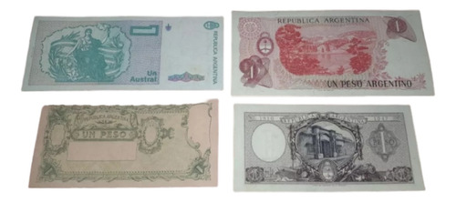Billetes Argentinos De 1 Peso S/circular