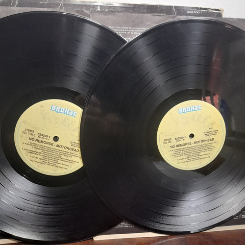 Imagem 8 de 10 de Vinil Lp Motorhead No Remorse Made In Grécia Duplo Encartes