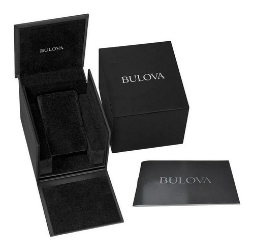 Imagen 4 de 5 de 98l277 Reloj Bulova Sutton Cuarzo Plateado/dorado