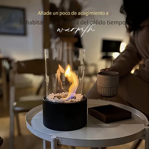 Quemador Negro Para Bio Chimenea Etanol 130 Ml Negro