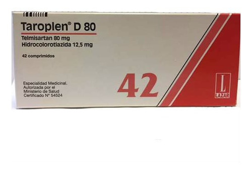 Taroplen D 80 Mg  42 Comp