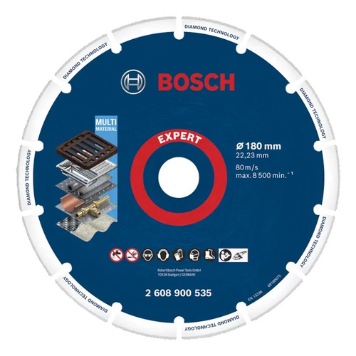 Disco Diamantado Bosch 2608900535 18mm 22.30mm Metal X-lock 