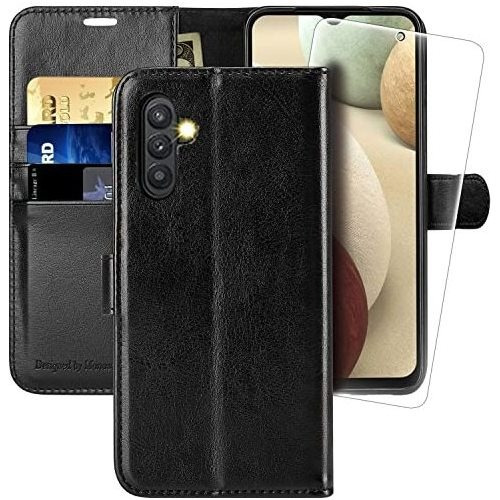 Funda Para Móvil De Cuero Flip Folio Con Tarjeta De Wgthz