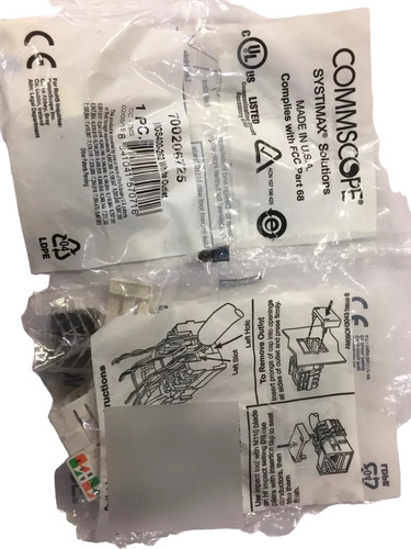 Jack Cat 6 Systimax Azul Paq 25 Pz Modelo 700206758