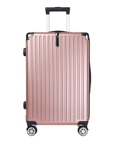 Maleta De Viaje Grande Ejecutiva Travel Abs 24 Pulgadas Rosa