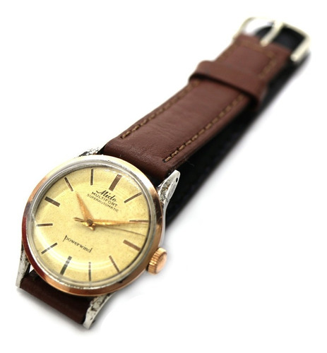 Relogio Mido Multifort Automático Folheado Ouro 18k J23080