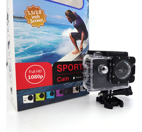 Camara Sumergible Hd Wifi Deportiva - 4k Tipo Go Pro