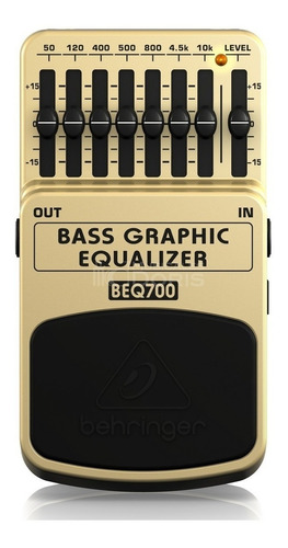 Behringer Beq700 Pedal Ecualizador Para Bajo 7 Bandas