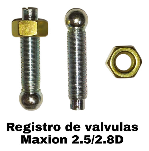 Regulador De Valvula Maxion 2.5/2.8 (juego De 8 Con Tuerca)