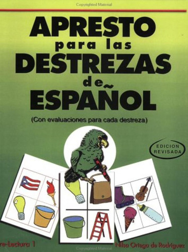 Libro : Apresto Para Las Destrezas De Español - Ortega,...