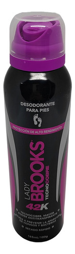 Desodorante Para Pies Lady Brooks Tecnocobre 100g