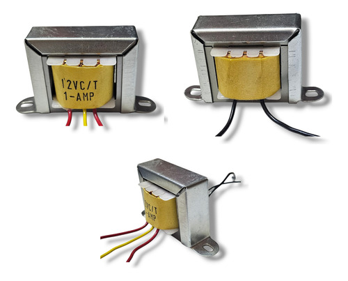 Transformador De Corriente 120vac A 12vac 1a Tap Central