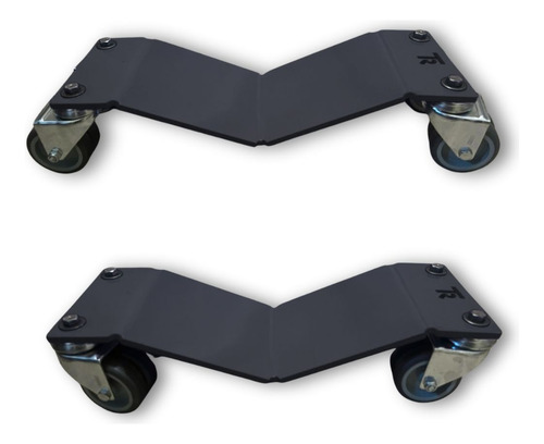 Dolly Para Auto (x 4 Unidades) Negro