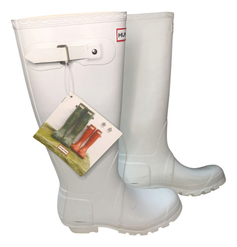 Bota Hunter Jimmy Choo Lluvia Color Hielo