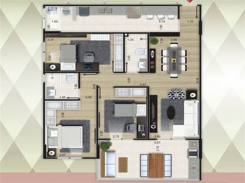 Imagem 4 de 11 de Venda Apartamento Praia Grande Sp - Bdexp137