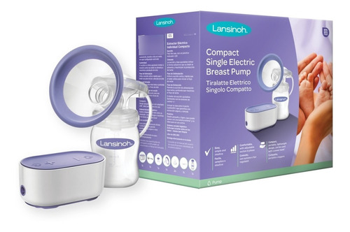 Extractor de leche Lansinoh Eléctrico Compacto violeta/blanco