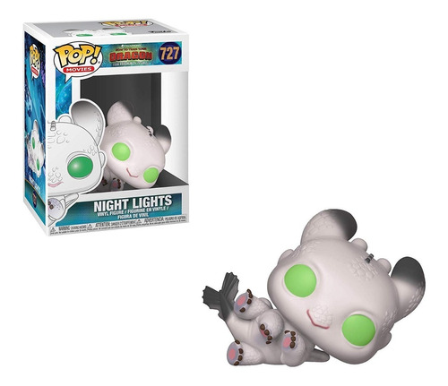 Funko Pop Como Entrenar A Tu Dragon 3 Night Lights White