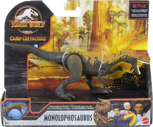 Figura Jurassic World Monolophosaurus Camp Cretaceous Mattel