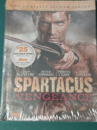 Spartacus Vengeance Temporada 2 Dvd Nuevo