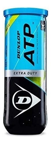 Tubo Dunlop Atp Extra Duty X3 Tenis Pelota Oficial Atp Tour