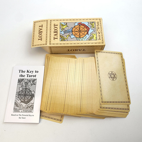 W Baraja Original De Tarot De Waite De 78 Cartas Con