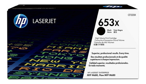 Toner Original Hp 653x Negro Cf320x Laserjet M680