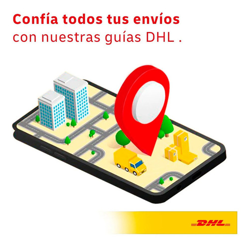 Imagen 2 de 6 de 1 Guía Prepagada Día Siguiente Dhl 1kg + Recolección Gratis