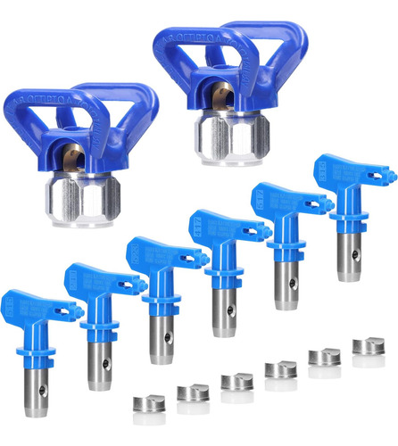 Airless Spraying, Reversible Airless Nozzle Head 6-piece Set
