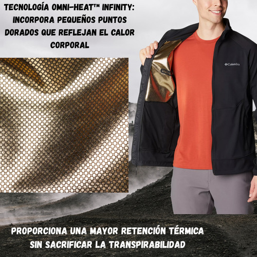 Campera Columbia Térmica Impermeable Unisex Canyon Meadows