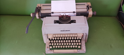 Maquina De Escrever Olivetti Linea 98 - Ótimo Estado