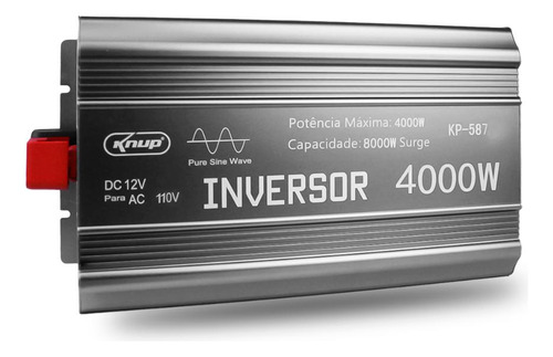 Inversor De Tensão 4000w Onda Senoidal 12v 110v Sine Wave