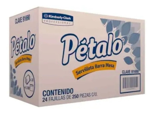 Servilletas Petalo 24 Pack 250 Piezas C/u